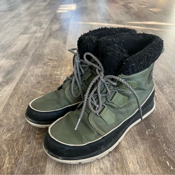 Sorel Explorer Nylon Carnival Boot - Olive - Picture 7 of 11